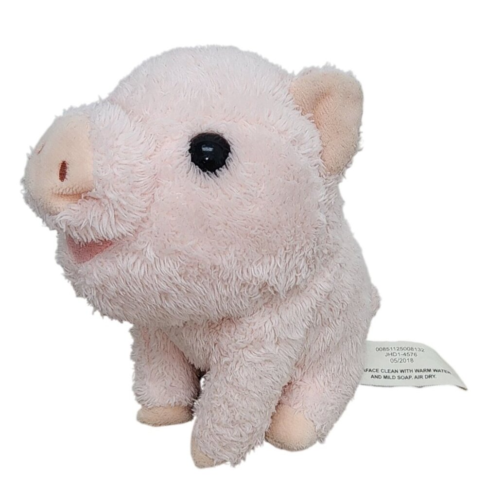 Hello Spirit Marketing Pink Pig Plush Stuffed Animal 6 Inches 2018 Toy Lovey
